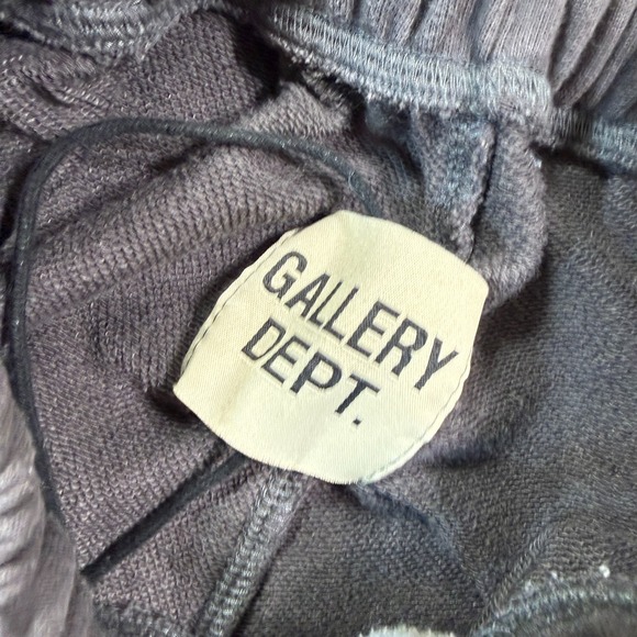 Gallery Dept Sweatpants Women Small Grey Logan Panelled Flared Cotton - Picture 5 of 11